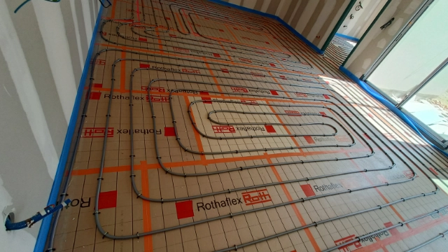 Plancher chauffant dalle TMS